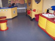 coated retail floor