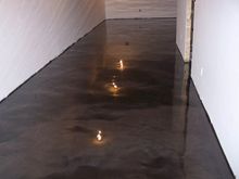 wine cellar coated floor